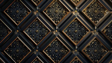 Luxury black and gold background