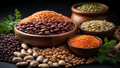 Naklejka premium legumes