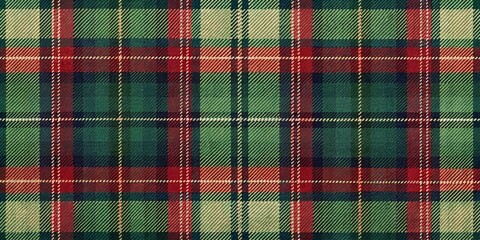 Vintage Green Red Plaid Fabric Texture, seamless pattern, tartan, plaid pattern, christmas pattern