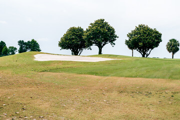 Beautiful golf course on Deer Island in Florida.