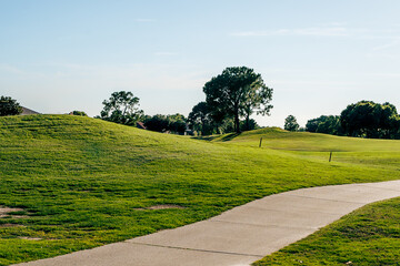 Beautiful golf course on Deer Island in Florida.