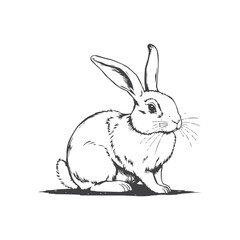 rabbit logo illustration