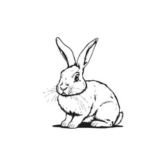 rabbit logo illustration