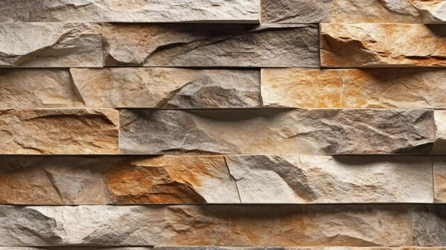 natural rustic stone wall cladding, beige brown elevation tile random design, exterior tiles, stone brick wall texture background backdrop 
