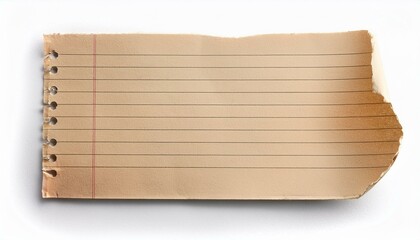 notebook on white