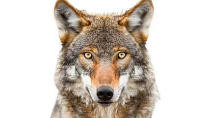 Fototapeta premium wolf isolated on white background