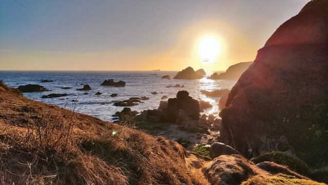orange sunset