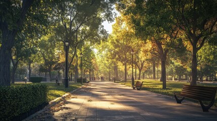 Obraz premium autumn in the park