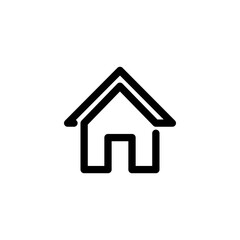 Home icon vector. House icon.