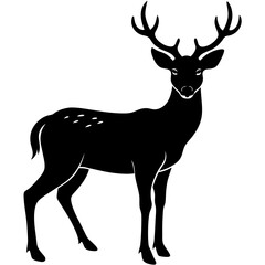deer silhouette vector