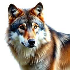 Fototapeta premium wolf isolated on white