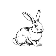 rabbit logo illustration