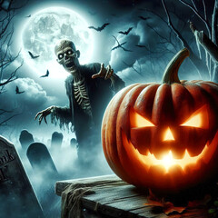 Pumpkins of Dread: A Zombie’s Night in the Graveyard