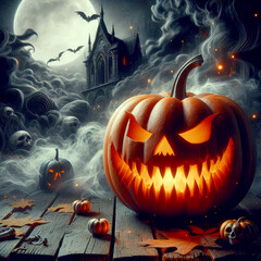 Whispering Pumpkins in the Forgotten Graveyard