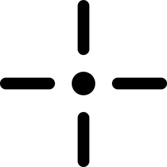 aim icon. firearm, gun, weapon, vector