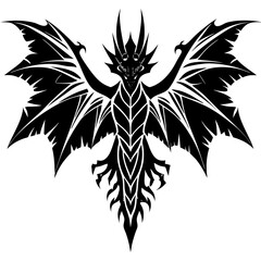 black silhouette of a flower