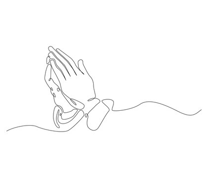 recommend clip art: One Line Continuous Drawing of Raising Hands for Dua Pray. Islamic Traditional Prayer Gesture Line Art. Editable Stroke.