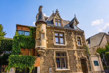 Naklejka premium Dans les rues de Reims