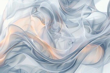 Fluid, organic patterns in soft pastel tones create a serene and calming abstract wallpaper