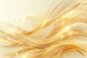 Fabric with sparkles on a golden background