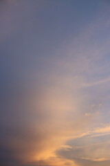ciel bleu et rose