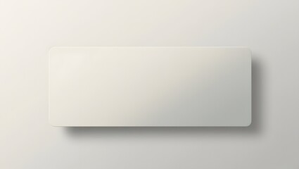 Blank white frame on clean surface, suitable for business or design.