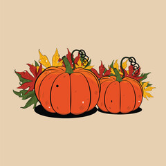 Thanksgiving Day Banner Vector Design.