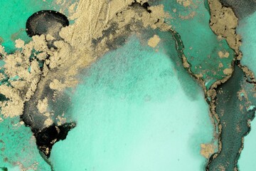 Original artwork photo of marble ink abstract art. High resolution photograph from exemplary original painting. Abstract painting was painted on HQ paper texture to create smooth marbling pattern.