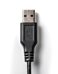 USB cable isolated on white background