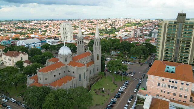 City of Botucatu, state of Sao Paulo, Brazil South America. Small cities of Brazil.
