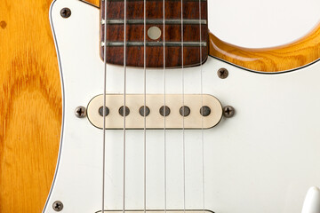 エレキギターのピックアップ、electric guitar、pickup © 竹澤宏