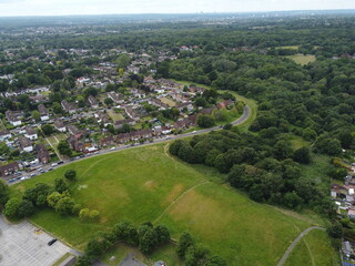 Drone video of English countryside