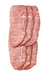 Premium Japanse Marble Meat, isolated on a white background. Close-up