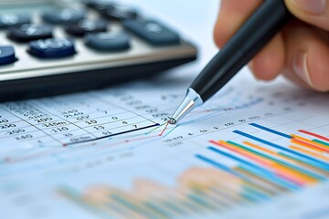 Analyzing Financial Data with Graphs and a Calculator