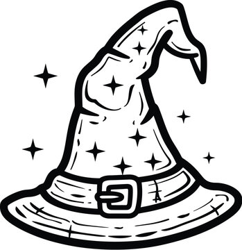 recommend clip art: Halloween Witch Hat Vector