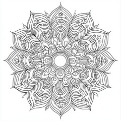 Mandala art Coloring pages anti-stress