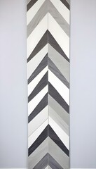 Fototapeta premium white and gray multi texture chevron pattern