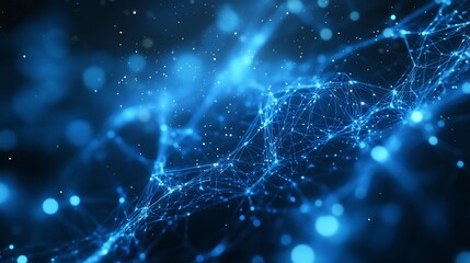 Blue Digital glow background