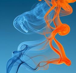 abstract colorful smoke