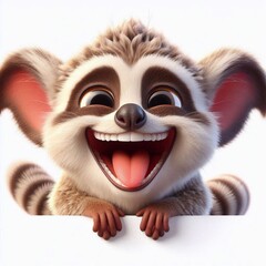 3D lachender Loris