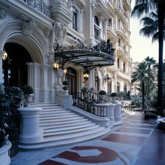 Palace in Monte Carlo, Monaco. Monte Carlo is one of the most luxurious hotels in the world.