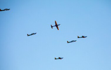 Traditional Brazilian Smoke Squadron, consisting of 3 Super Tucano A-29 Turboprop aircraft