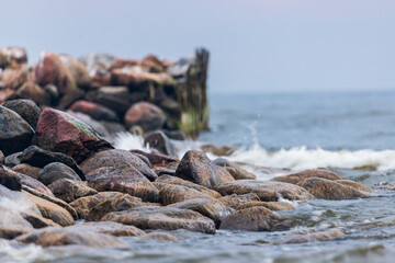stones on the beach