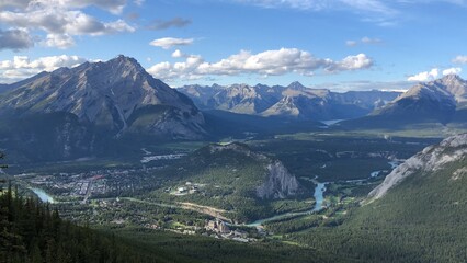 View at the top of a mountain