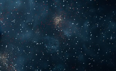 Obraz premium blue background with small particles. place for creative text