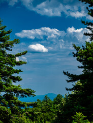 Misty Trail Overlook on Blue Ridge Parkway