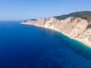 Platia Ammos Beach ar Cephalonia Island, Greece