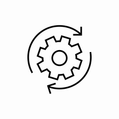 settings configuration icon sign vector