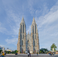 Fototapeta premium magnificent St. Philomena's Basilica church in Mysore, India