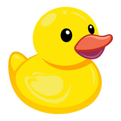Cute yellow rubber duck toy 